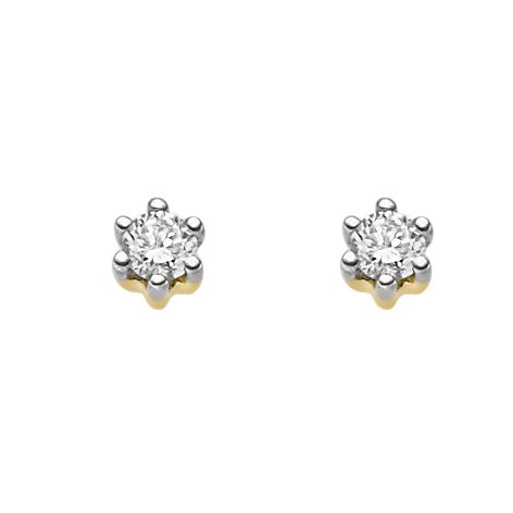 Brillant Ohrstecker 0,1 WSI, 2,9mm