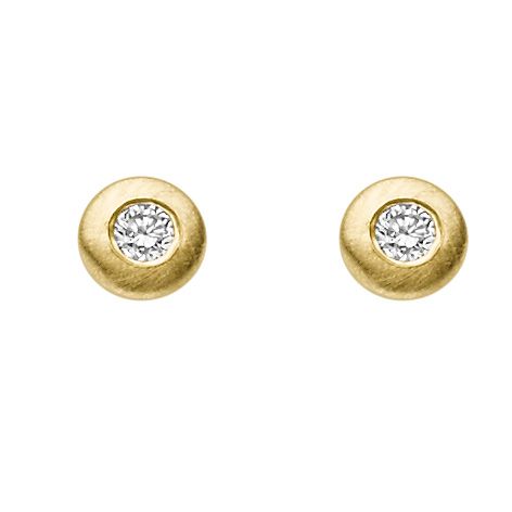 Brillantohrstecker 0,07 WSI, 4mm