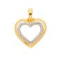 Herz Anhänger mit Zirkonia