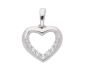 Herz Anhänger mit Zirkonia