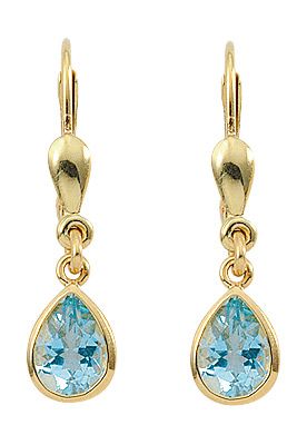 Ohrhänger mit Brisur