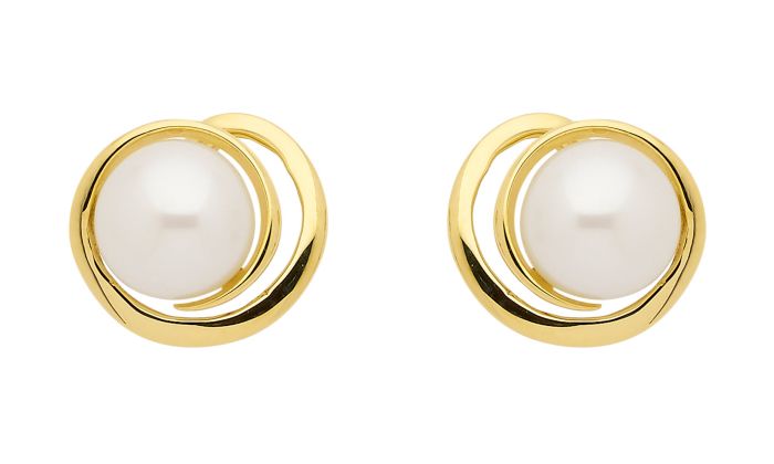 Ohrstecker mit Süßwasserzuchtperle