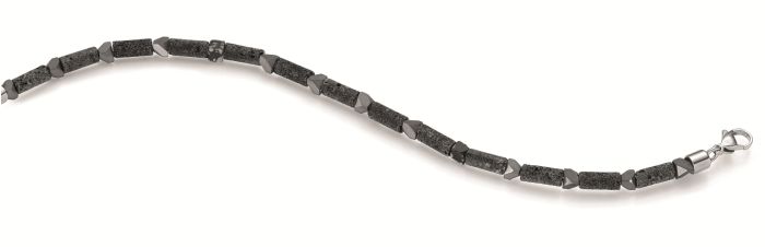 Edelstahlarmband mit Hämatit