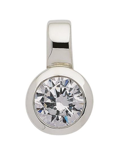 Einhänger für Kette mit Zirkonia