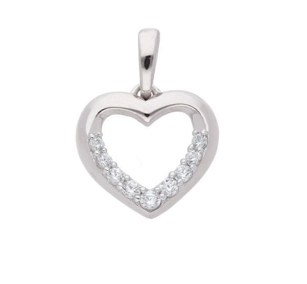 Herz Anhänger mit Zirkonia