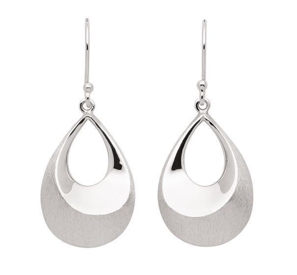 Ohrhänger mit Bügel Silber