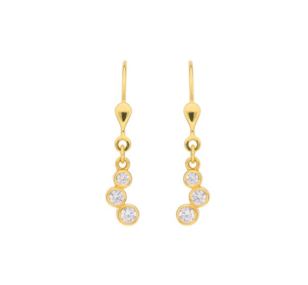 Ohrhänger mit Zirkonia