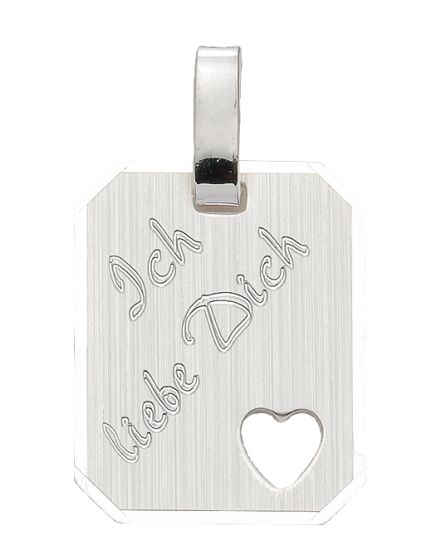 Eckige mit Schrift - Gravurplatte