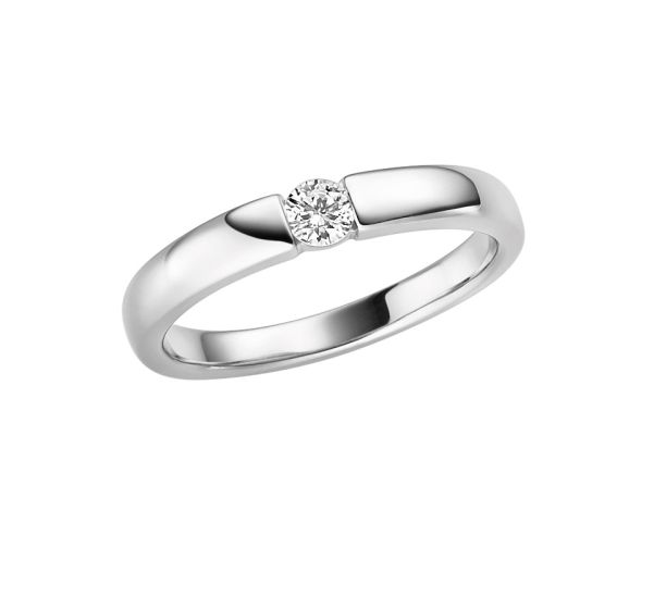 Solitär Brillant Ring 0,15 WSI, 3,2mm