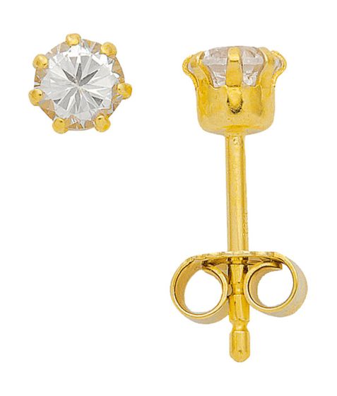 Ohrstecker - rund 4 mm