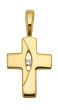 Kreuz Anhänger mit Zirkonia