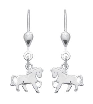 Pferd - Ohrhänger mit Brisur