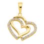 Herz Anhänger mit Zirkonia