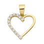 Herz Anhänger mit Zirkonia