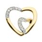 Herz Anhänger mit Zirkonia