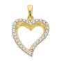 Herz Anhänger mit Zirkonia