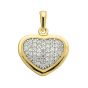 Herz Anhänger mit Zirkonia