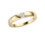 Solitär Brillant Ring 0,2 WSI, 3,5mm
