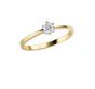 Solitär Ring mit Brillant 0,2 WSI, 4,4mm