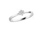 Solitär Ring mit Brillant 0,15 WSI, 4mm