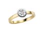 Solitärring mit Brillant 0,5 WSI, 7,1mm