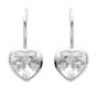 Herz - Ohrhänger mit Bügel