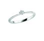 Solitär Ring mit Brillant 0,1 WSI