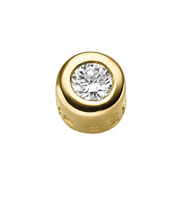 Kettenanhänger mit Brillant 0,1 WSI, 4,9mm