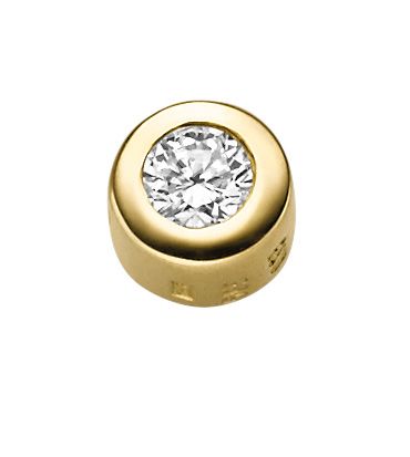 Kettenanhänger mit Brillant 0,15 WSI, 5,7mm