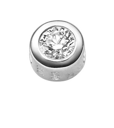 Kettenanhänger mit Brillant 0,25 WSI, 6,1mm