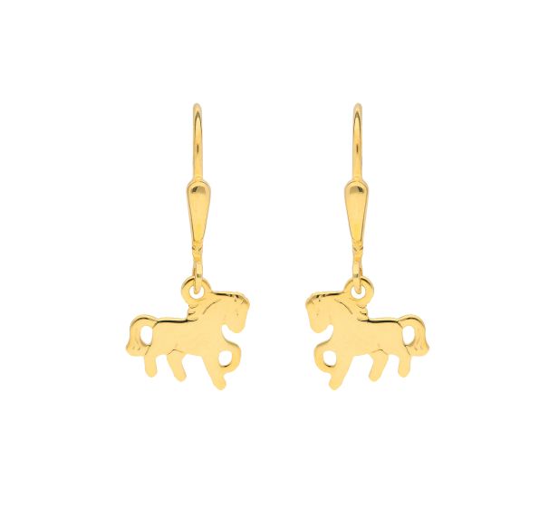 Pferd - Ohrhänger mit Brisur