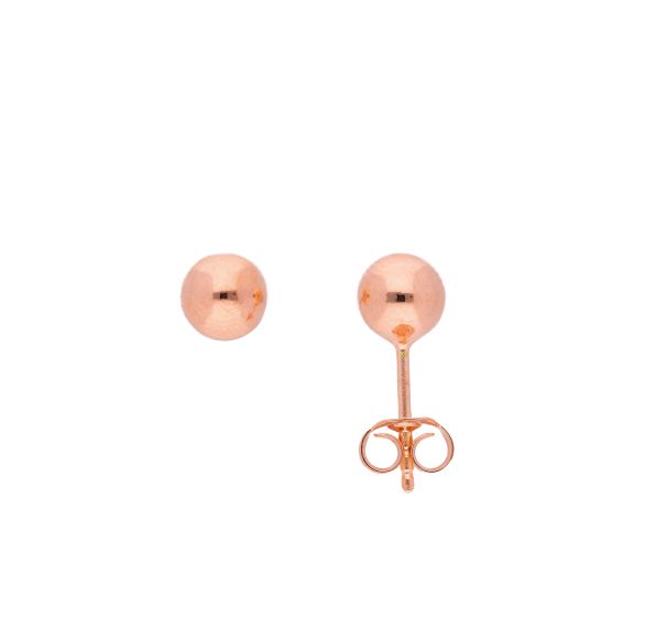 Kugel Sortiment Ohrstecker Silber 6 mm