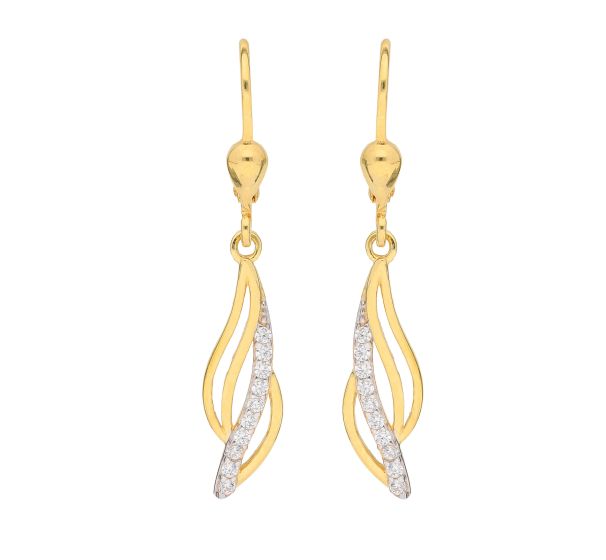 Ohrhänger mit Zirkonia