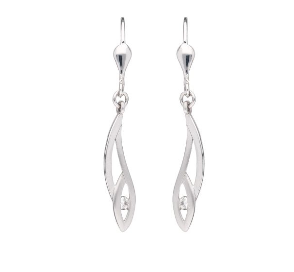 Ohrhänger mit Zirkonia