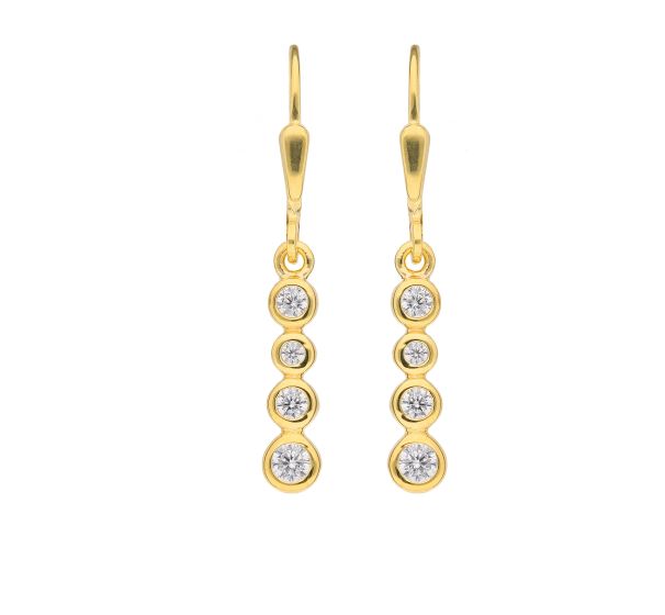 Ohrhänger mit Zirkonia