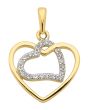 Herz Anhänger mit Zirkonia