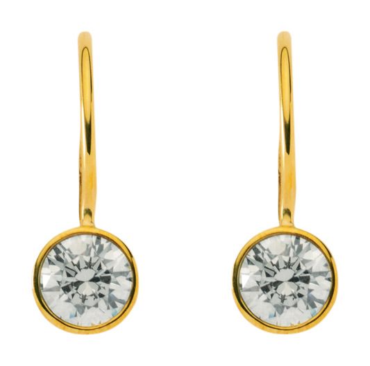 Ohrhänger mit Brisur