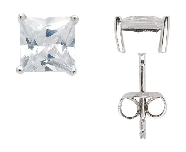 Krappenfassung - Ohrstecker