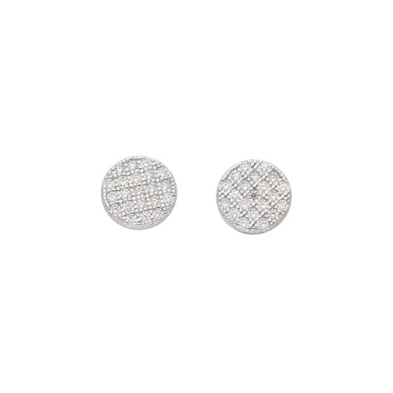 Ohrstecker 7,1 mm mit Zirkonia