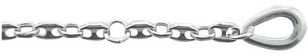 Schiffsanker Fußkettchen 3,2 mm