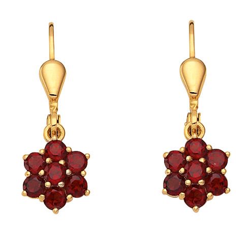 Ohrhänger mit Brisur