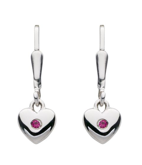 Herz Ohrhänger mit Brisur