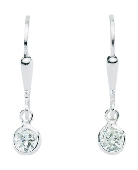 Ohrhänger mit Brisur