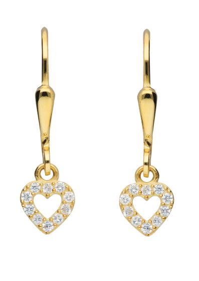 Herz Anhänger mit Zirkonia