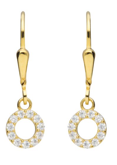 - Ohrhänger mit Brisur