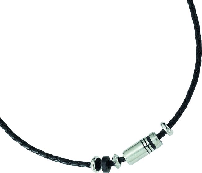 Kautschukkette mit Edelstahlanhänger