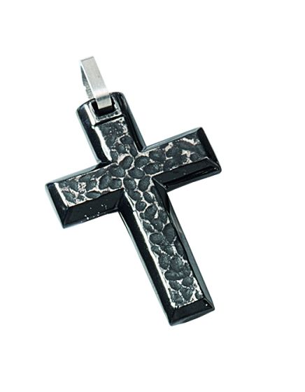 Kreuz Anhänger gehämmert