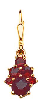 Ohrhänger mit Brisur