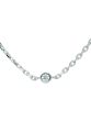 Rundanker Kette mit Zwischenteilen und Zirkonia