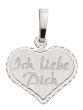 Herz mit Schrift - Gravurplatte
